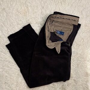 Polo Ralph Lauren Men's dark Brown Corduroy Pants 34 x 30 cotton
